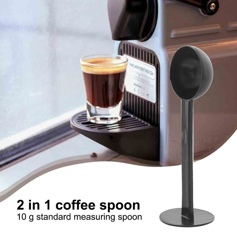 2 in 1 Coffee Spoon Dual-use Bean Powder Scoop 10g Plastic Measuring Spoon Newly