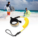 TPU Elastic Coiled Safety Surfing Hand Rope Stand Up Paddle Board Leash Strap