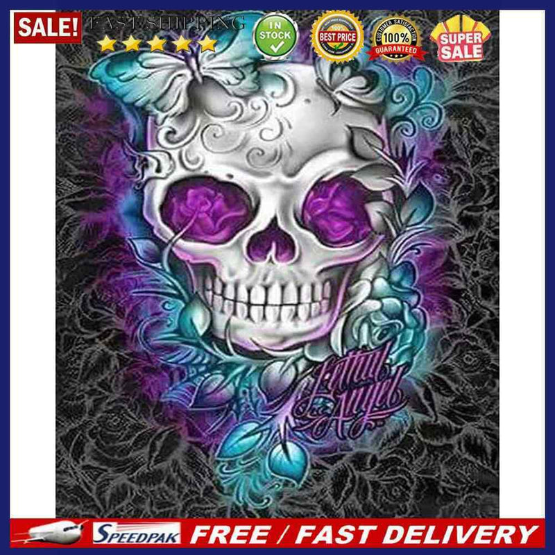 Oil Paint By Numbers Picture DIY Drawing Butterfly Skeleton Art Drawing Can