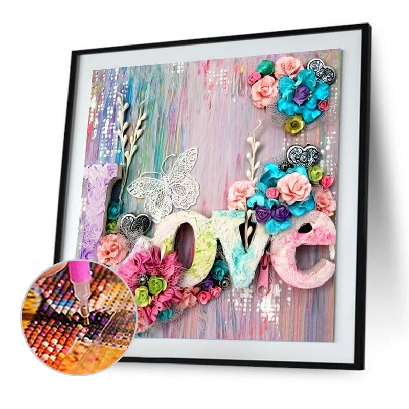 Diamond Painting Letters Full Square Drill Picture of Rhinestone DIY Drawing