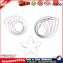 Stainless Steel Fondant Rose Flower Petal Sepal Leaf Cake Mold Cookie Tool Newly