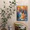 Girl and Wolf Oil Paint By Numbers Kits Canvas Picture Wall Art DIY Craft Color