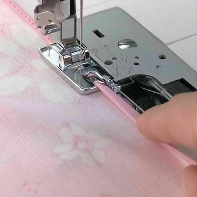 Useful Metal Rolled Hem Foot For Brother Janome Singer Mach Sewing Sale J7 E6B4