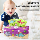 #A Montessori Sensory Toys for Babies - Tissue Box Infant Play Scarves Prescho