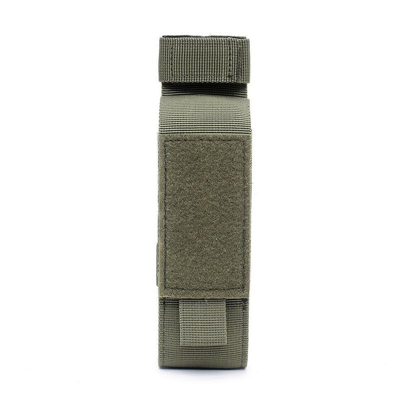 Nylon Flashlight Holster Scissor Soft Pouch (Army Green) Tourniquet Bag