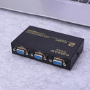 130MHz 1 to 2 Monitor Switch VGA Video Splitter Converter Adapter Box