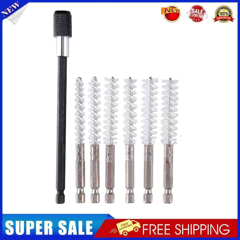 Portable Hex Shank Stainless Steel Wire Twisted Brush for Drill Impact Driv