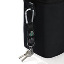 Hiking Hanger Key Ring Mini Carabiner Compass Thermometer Carabiner W Keychain