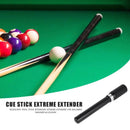 Telescopic Pool Cue Extension Extreme Extender for Billiards Snooker Access