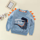 O-Neck Children Kids Boys Long Sleeve Cartoon Print Autumn Lovely Sweatshirt