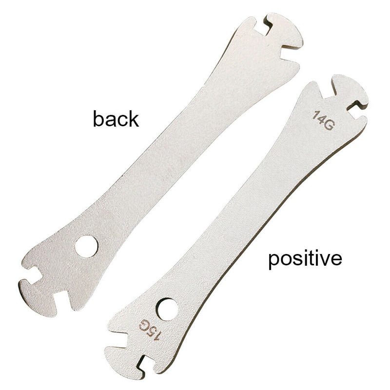 14 15G Bike Spoke Tools Bicycle Wheel Spoke Wrench Fastening Correction Too