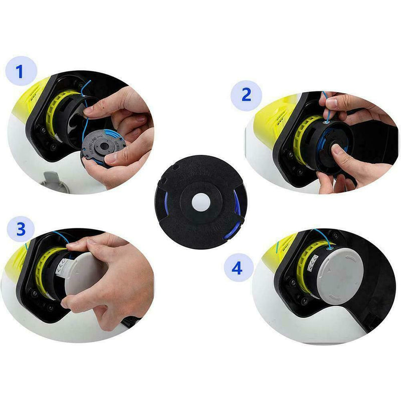 6-Pack Replacement For Ryobi 18V 24V 40V String Trimmer Spool Line Eater O4M2