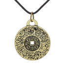 Retro Feng Shui Money Amulet Pendant Necklace Lucky Wealth Coming Men 50cm S8P2