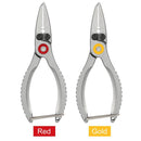 Mini Fishing Pliers Aluminum Alloy Fishing Scissors for Fisherman Angler (Red)