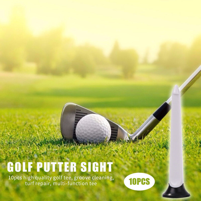10x Golf Ball Holder Rubber Cushion Tee Plastic Golf Tees Training Practice
