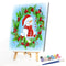 Xmas Snowman Oil Paint By Numbers DIY Coloring Picture Kits for Adults Children