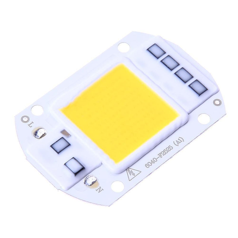 50W LEDs Floodlights COB Chip 220V Input Integrated IC Driver(Warm White)