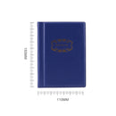 120 Banknote Storage Penny Pockets Money Album Book Collecting (Blue) Newly