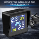 Solar Charging Motorcycle TPMS Tire Pressure Temperature Monitoring Alarm System