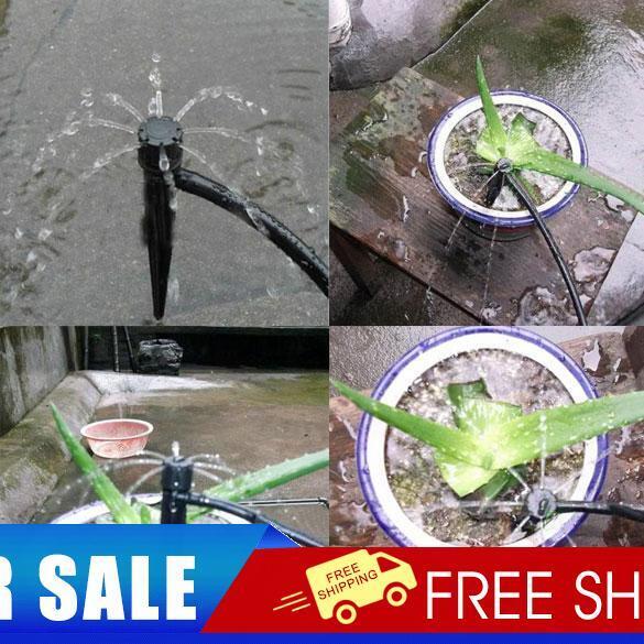 25PCS Adjustable Flow Irrigation Drippers 360 Degree Emitter Drip System