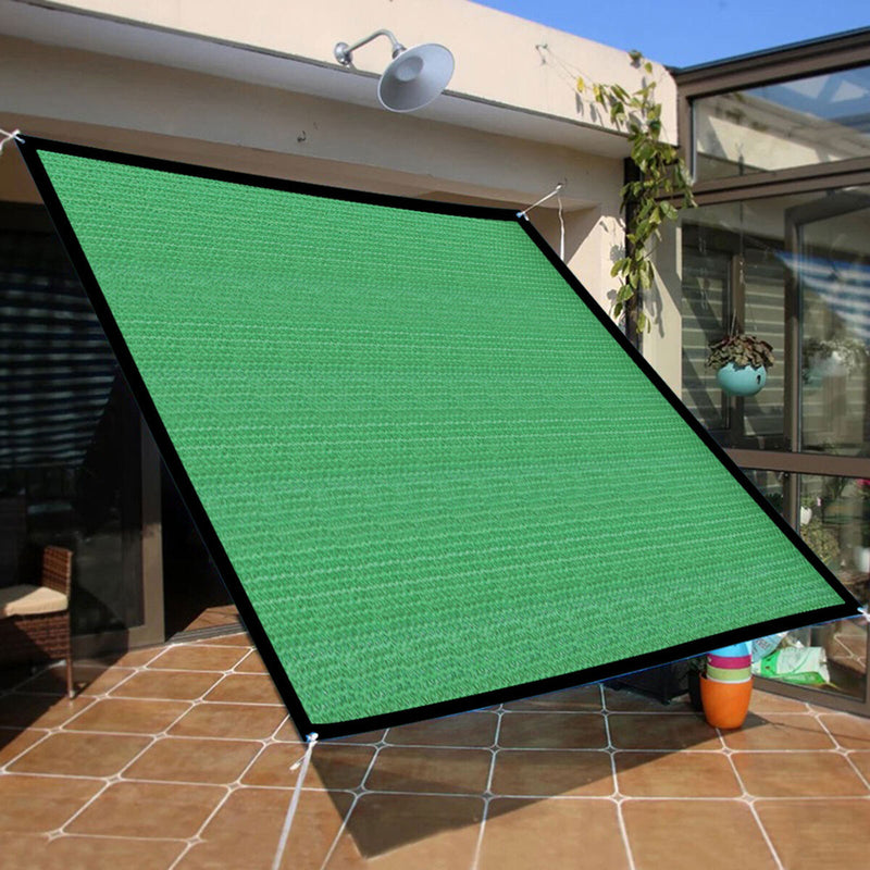 Sunblock Shade Cloth with Grommets Sail Canopy Awning UV Blockage (2x4m)