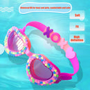 Cute Waterproof Anti Fog Cartoon Swimming Goggles Childrens Water Sports Glasses