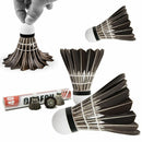 Game Stable Durable Training Goose Feather Ball Badminton Shuttlecock Black