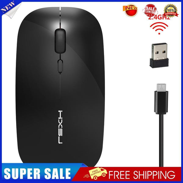 HXSJ M60 2.4GHz Wireless Mouse Rechargeable Mute Office Optical Mice for PC