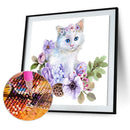 5D Diamond Painting Kit Kitten Full Square Diamond Mosaic Picture Art