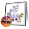 5D Diamond Painting Kit Kitten Full Square Diamond Mosaic Picture Art