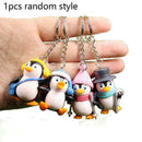 Penguin Keyring Keychain Bag Charm Random Color J9L3 R4G7 I0W4 M0U1