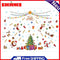 5D DIY Diamond Embroidery Christmas Rhinestone Cross Stitch Mosaic Wall Stickers