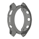 Watch Protective Frame Shell Case for Garmin Fenix 7 (Transparent Black) Newly