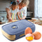 Drawer Egg Storage Box Refrigerator Fresh Keeping Egg Dumpling Tray (Blue) Newly