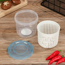 Box Keeper Fresh Storage Box Double Layer Vegetables Sealed With Drain Basket