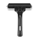 Black Rubber Roller Brush Rubber Roller DIY Painting Craft Tools(10cm) Newly