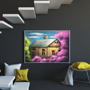 DIY Full Round Drill Diamond Painting Dream Cabin Picture Rhinestone Mosaic Kits