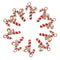 Earrings Xmas Tree Hanging Assorted Shapes Christmas Charms Enamel Pendants