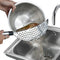 Stainless Steel Pot Strainer Slag Holder Drainer Water Filtering Sieve Tool