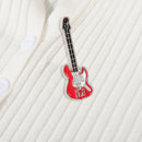 Enamel Badge Musical Instruments Brooch Collar Clothes Lapel Pin (Style 2)