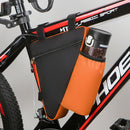 1.2L Triangle Cycling Bicycle Bags MTB Bike Front Tube Frame Pouch (Orange)