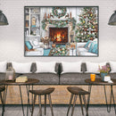 Full Embroidery Christmas 3-Beach 11CT Printed Cross Stitch Cotton DIY Kits