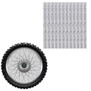 Spoke Reflector 12 Pieces MTB Bike Wheel Spoke Reflective Strips (White) Newly
