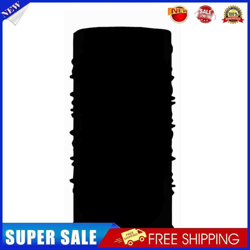 Cycling Camping Neck Tube Scarf Outdoor Gaiter Bandana Headband (Black)