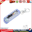 Mini LED EDC Flashlight Fishing Camping Emergency Keychain Lights (Blue) Newly