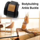 Fitness Ankle Straps D-Ring Foot Support Cuffs Sports Feet Guard (Black) Newly