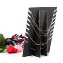 Necklace  Pendant Chain Display Holder Stand Velvet Easel Organizer Rack