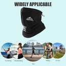 UV Protection Ice Silk Face Cover Neck Tube Outdoor Bandana Scarf (Black) Newly