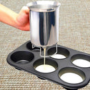 Stainless Steel Cupcake Batter Dispenser Pancake Maker Measuring Cup Tools