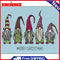 Christmas Gnome Oil Paint By Numbers Kits Canvas Drawing DIY Coloring Pictures